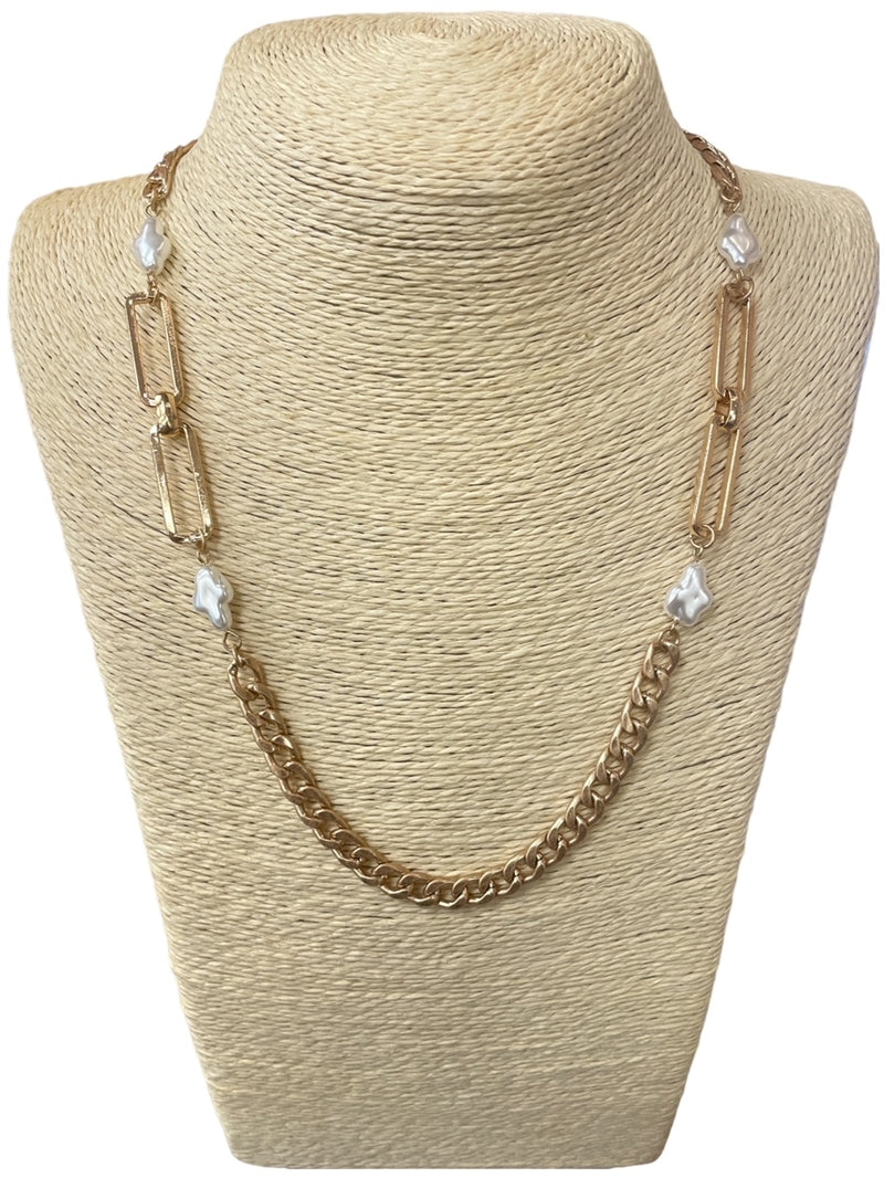 Chain with Pearl Necklace